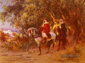 Le Retour Arabe Frederick Arthur Bridgman Peinture à l'huile